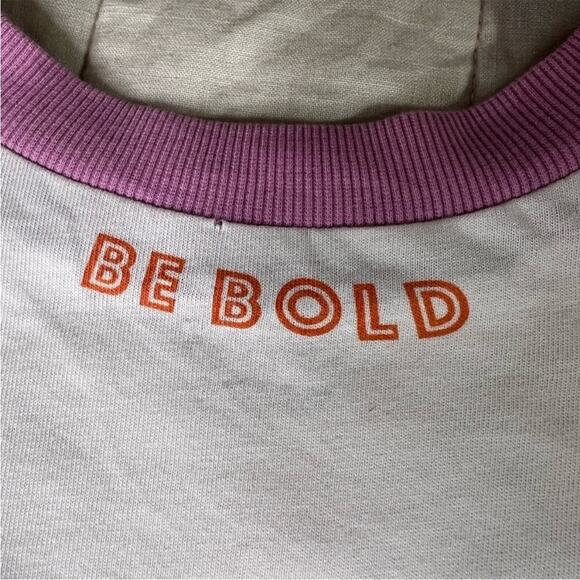 Revolve X L Space To The Limit Pink & Orange Oversized Pullover Tee - Small - Picture 7 of 13